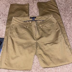Medium brown khakis LIKE  NEW